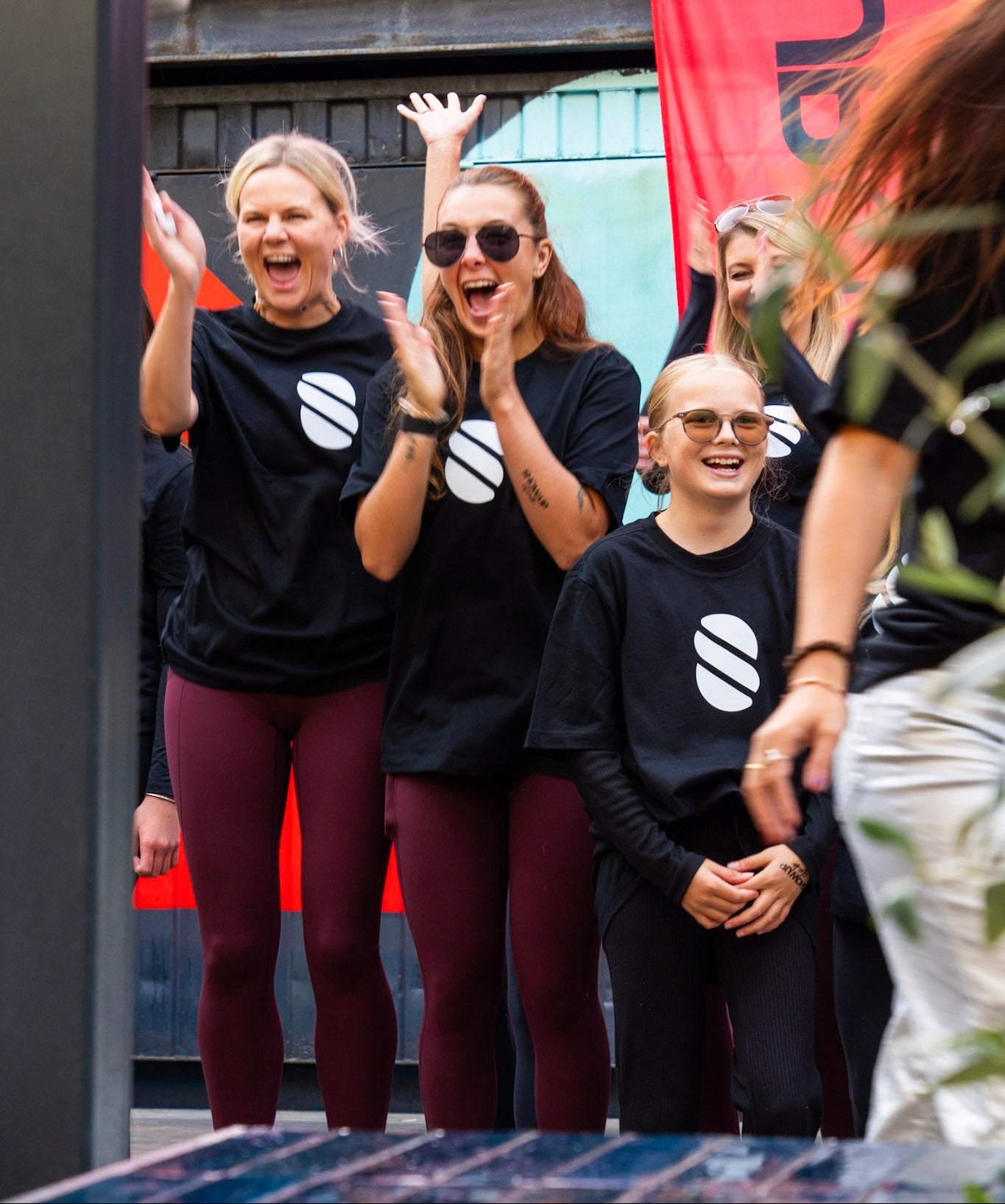 Show Up Club Relaxed Fit Team T-Shirt - Black