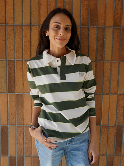 Club Long Sleeved Rugby Top - Multi Stripe