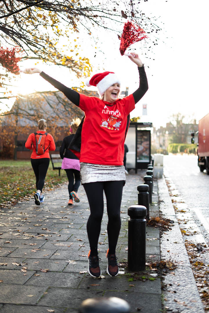 Show Up Club Festive Run &amp; Rave T-Shirt