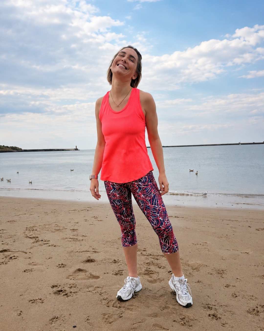 RISE Capri Compression - Tropical Coral