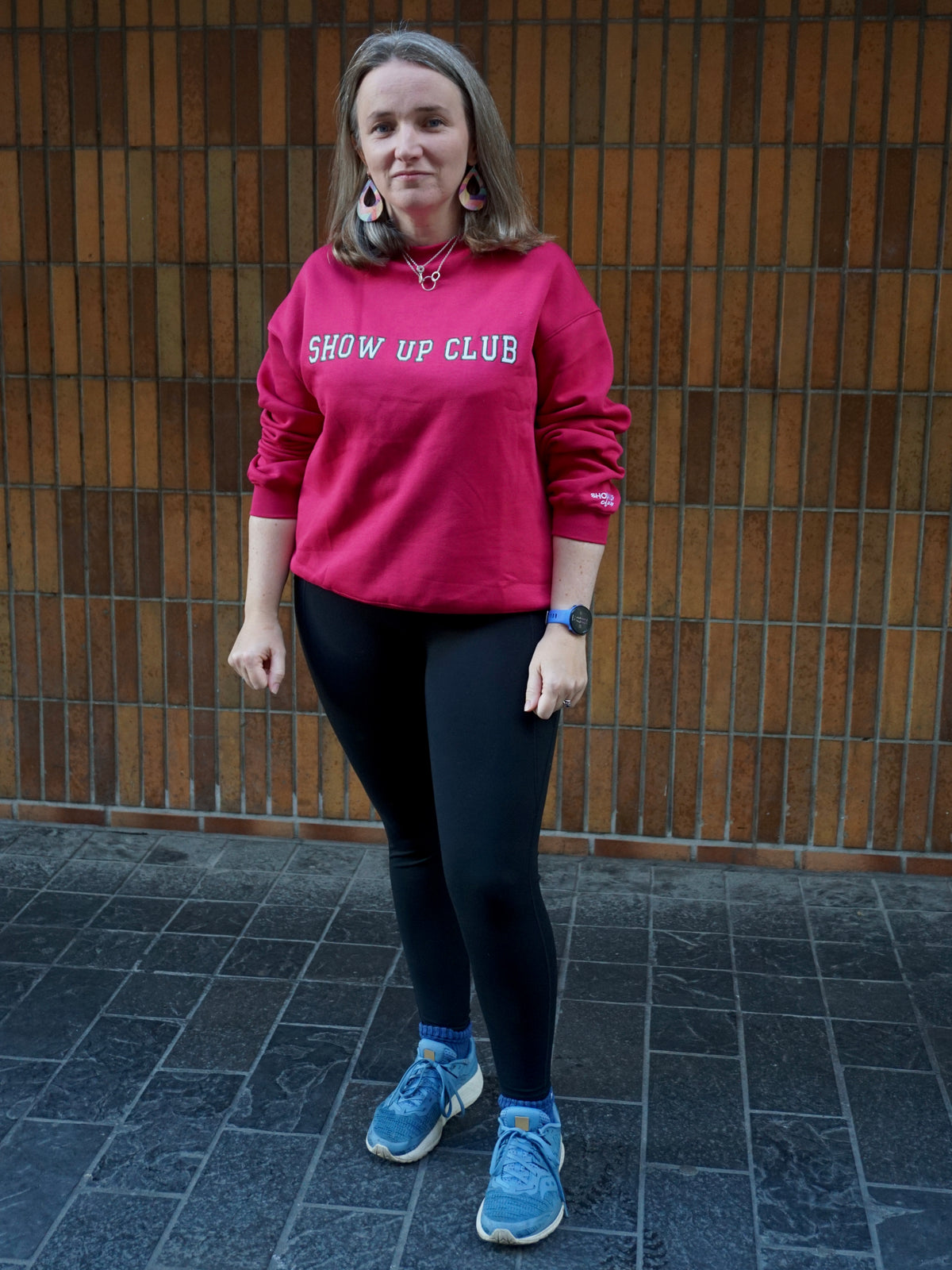 Relaxed Club Sweater - Raspberry