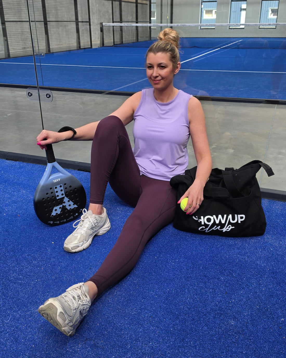 Rosa Relaxed Fitness Tank  - Lilac