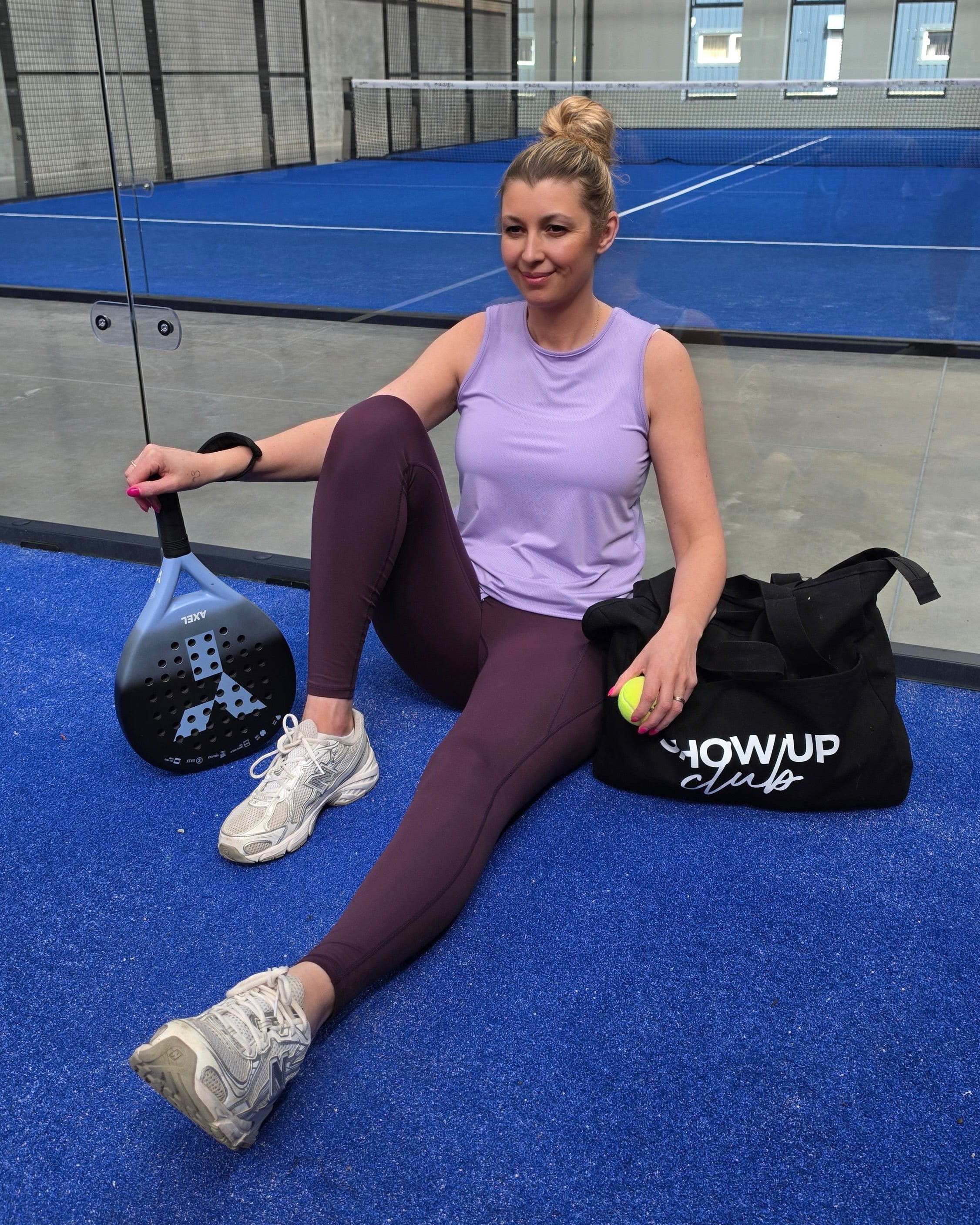 Rosa Relaxed Fitness Tank  - Lilac