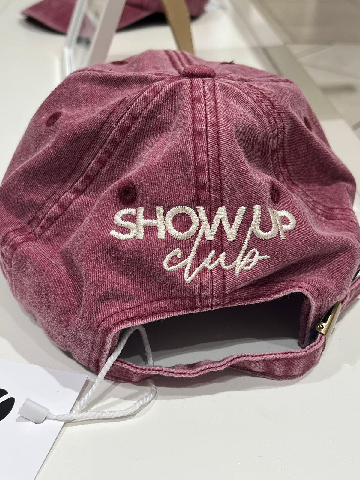 Show Up Club Cap -  Raspberry