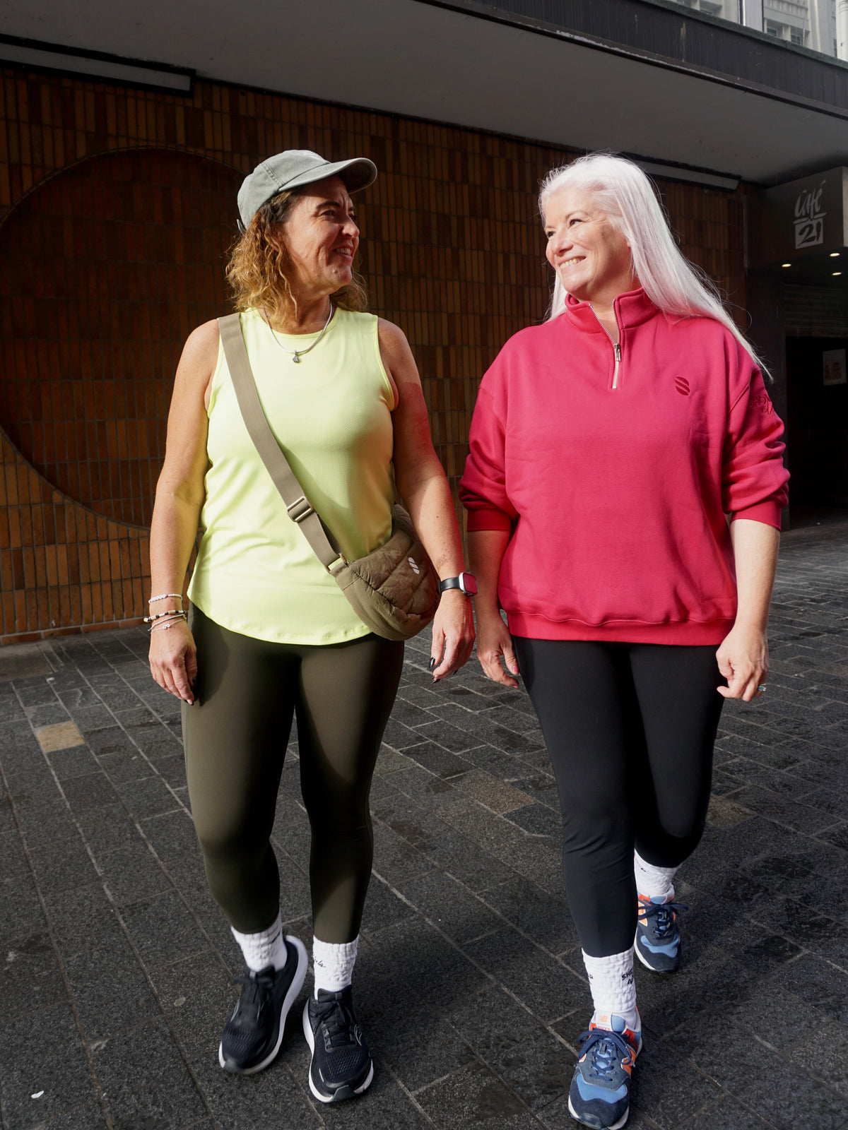 Rosa Relaxed Fitness Tank  - Electric Lemon