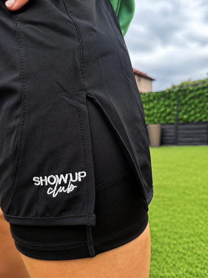 2 in 1 Shorts - Black