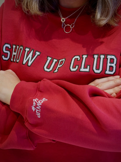 Relaxed Club Sweater - Raspberry