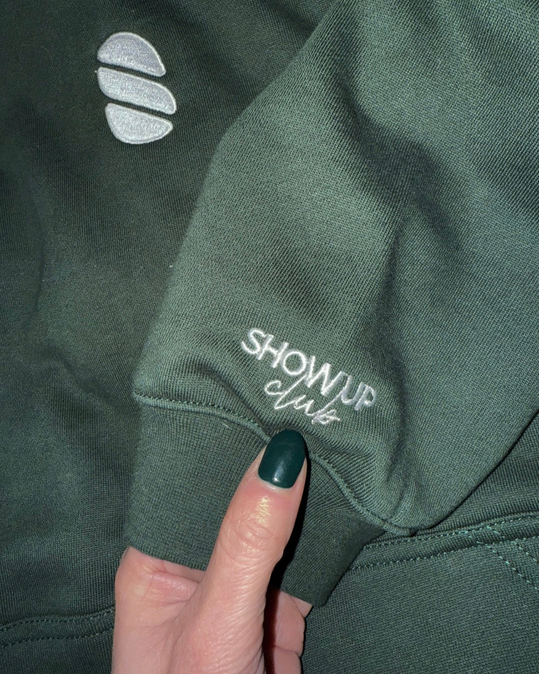 Show Up Club Hoodie - Pine Green