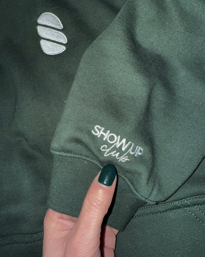 Show Up Club Hoodie - Pine Green