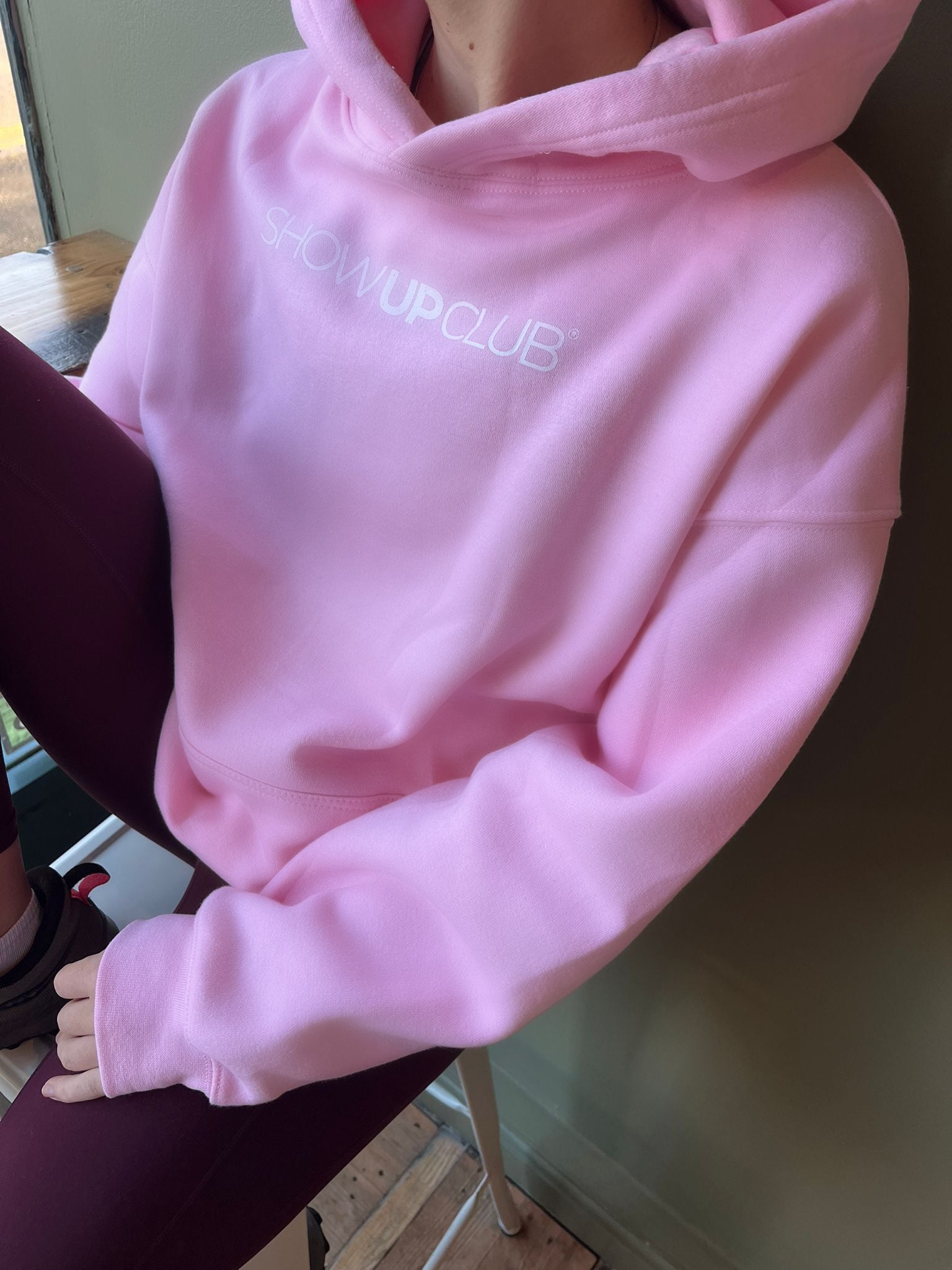 Show Up Club Hoodie - Pink Lemonade