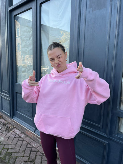 Show Up Club Hoodie - Pink Lemonade