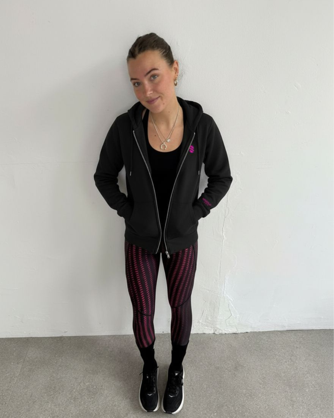 Show Up Club Full Zip Hoodie - Black