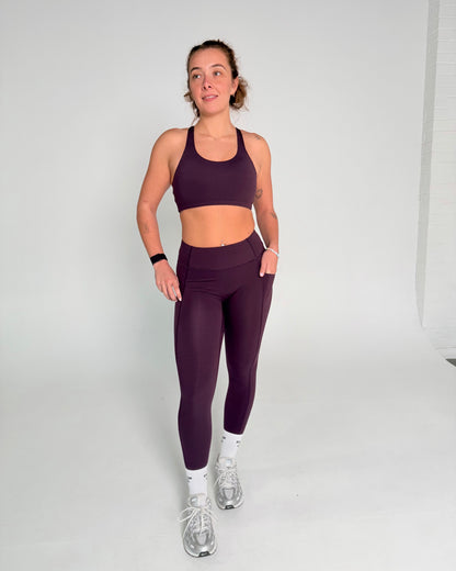 Soul Soft Leggings - Plum