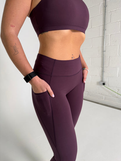 Soul Soft Leggings - Plum