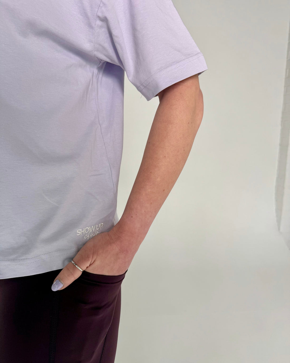 Boxy Oversized Tee - Soft Lilac