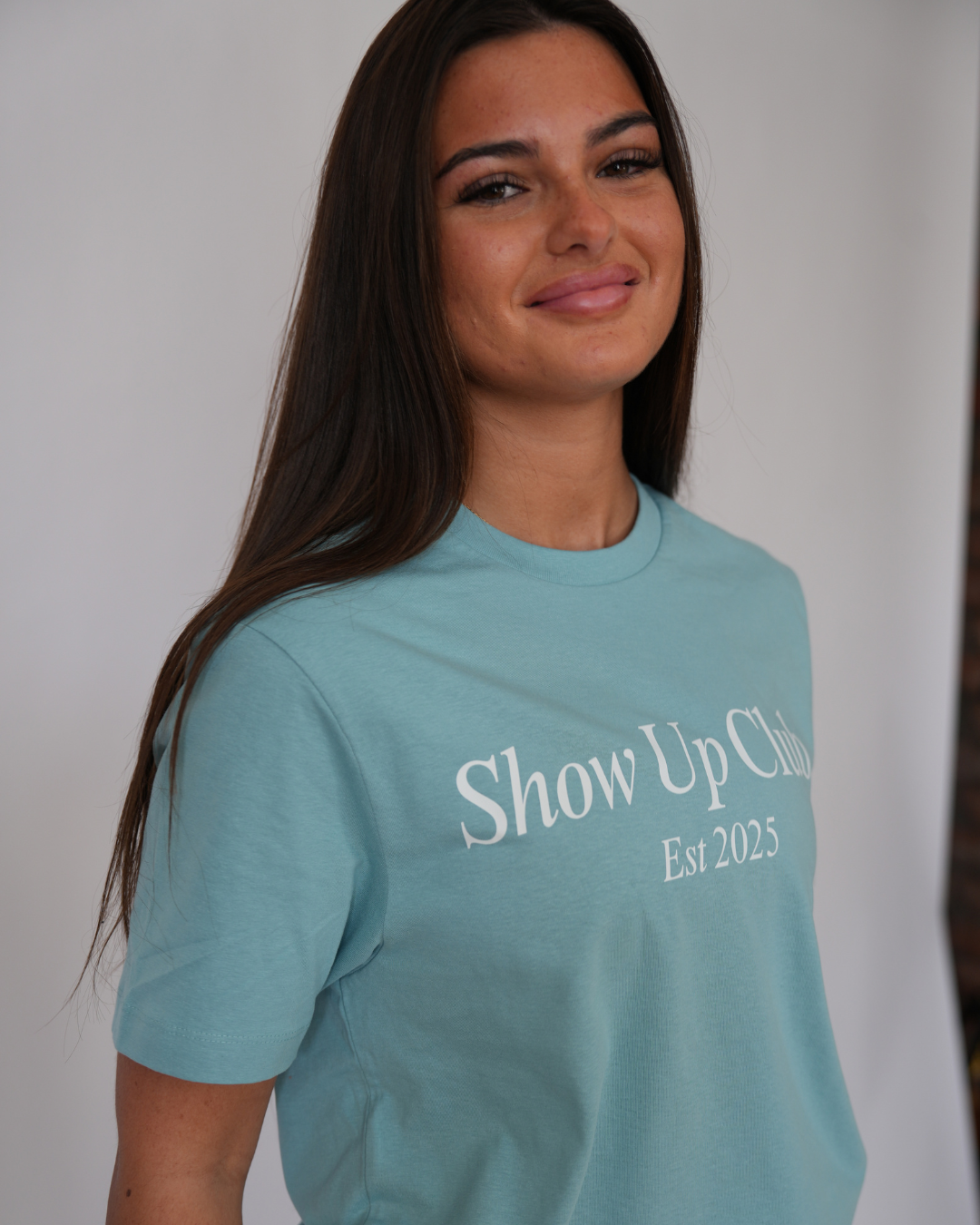 Show Up Club Tee - Blue/Green