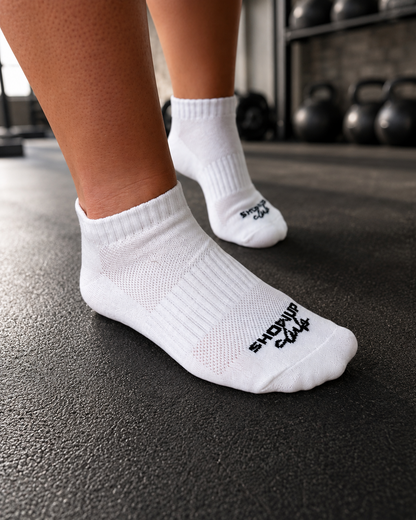 Show Up Club Trainer Socks - White
